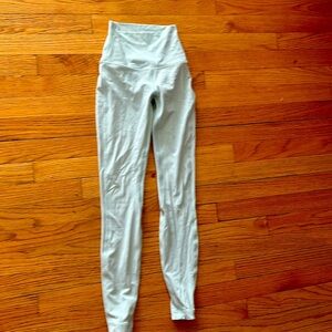 Lululemon Align 25in size 0 mint green leggings